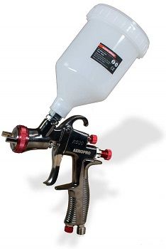 AEROPRO USA R500 LVLP Gravity Feed Air Spray Gun