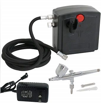 F2C TC-100 Dual Action Mini Air Compressor Airbrush Kit review